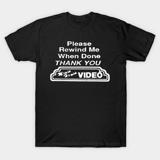 Rewind me reverse T-Shirt by 1-900-SLEEZE